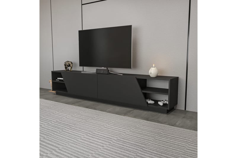 Andifli TV-Bord 240x47,4 cm - Antracit - TV-borde