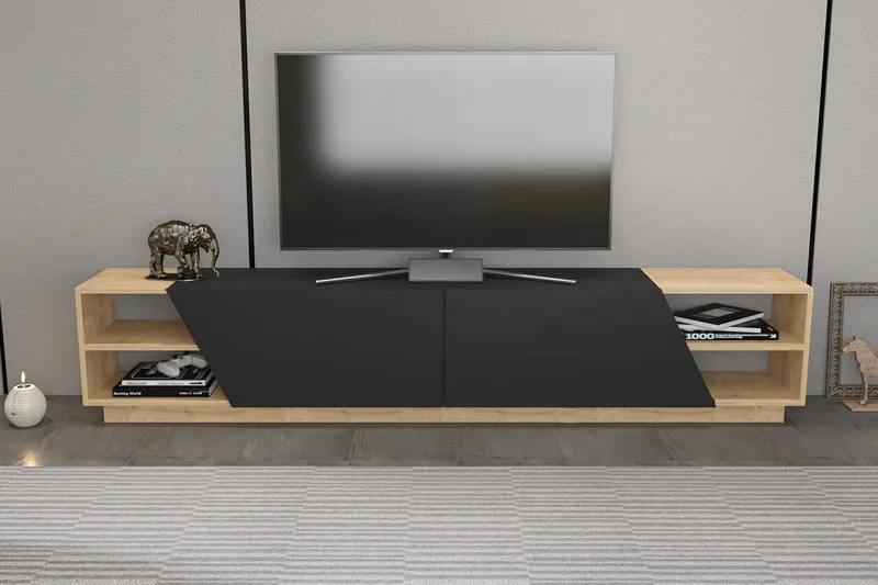 Andifli TV-Bord 240x47,4 cm - Brun - Møbler - TV borde & mediemøbler - TV-borde