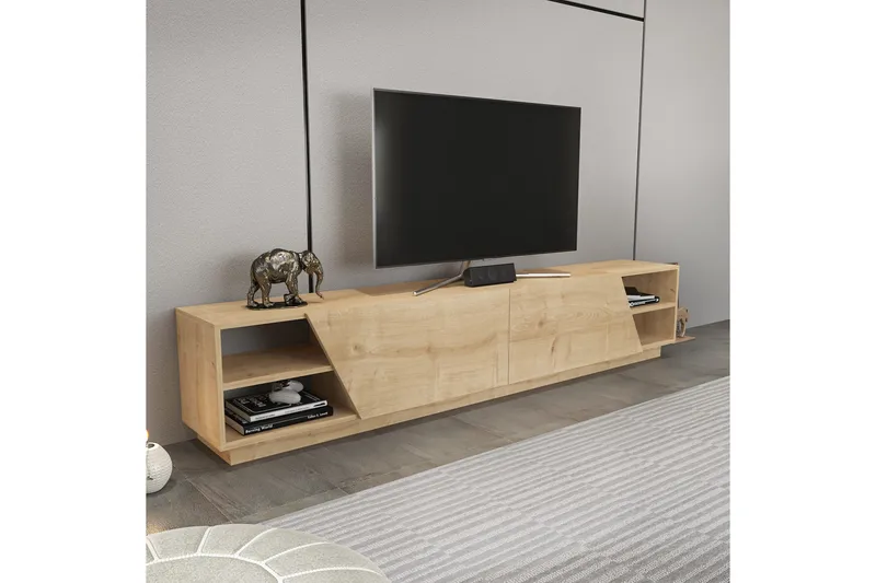 Andifli TV-Bord 240x47,4 cm - Brun - Møbler - TV borde & mediemøbler - TV-borde