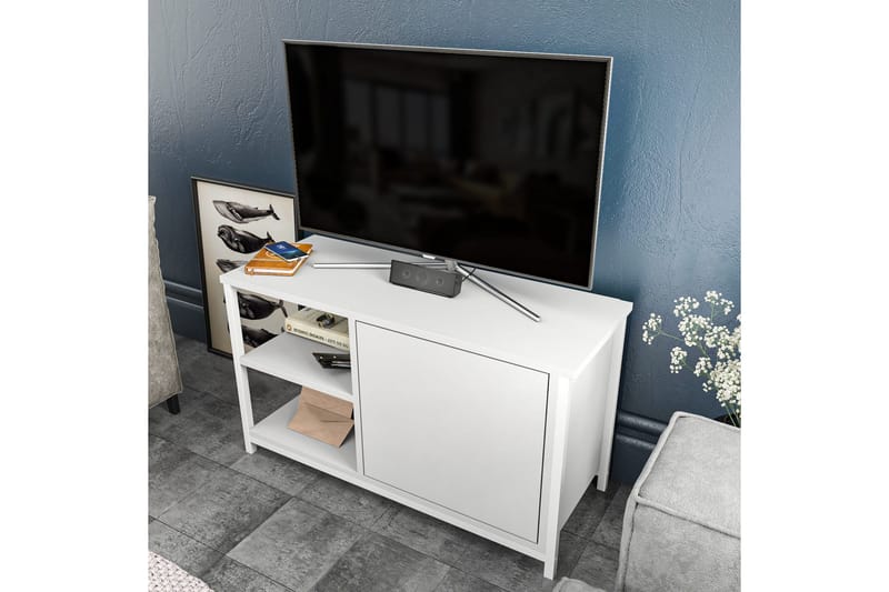 Andifli TV-Bord 89,6x50,8 cm - Hvid - Møbler - TV borde & mediemøbler - TV-borde