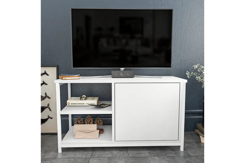 Andifli TV-Bord 89,6x50,8 cm - Hvid - Møbler - TV borde & mediemøbler - TV-borde