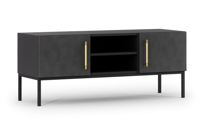 Anjal TV-Bord 40 cm - Sort - Møbler - TV borde & mediemøbler - TV-borde