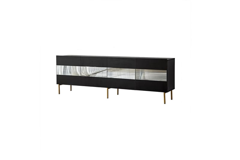 Arioch TV-Bord 180 cm - Grå - Møbler - TV borde & mediemøbler - TV-borde