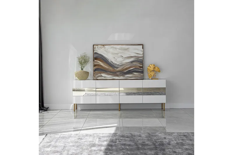 Arioch TV-Bord 180 cm, Guld