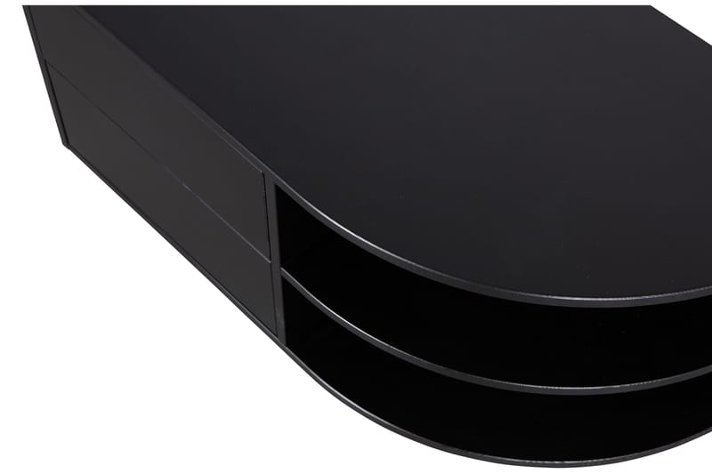 Arteksio TV-bord 78 cm Højre - Kulsort - Møbler - TV borde & mediemøbler - TV-borde