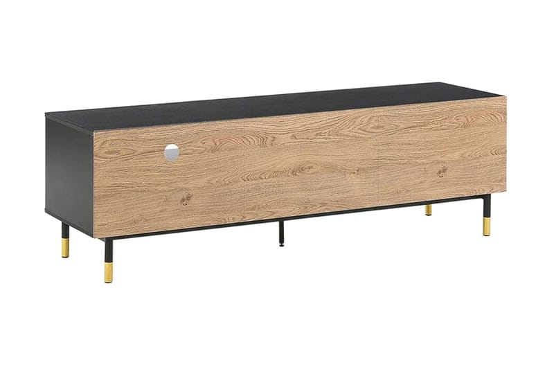 Assaria TV-bord 150x40 cm - Sort/Lyst Træ - Møbler - TV borde & mediemøbler - TV-borde