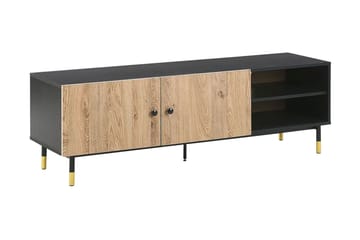 Assaria TV-bord 150x40 cm - Sort/Lyst Træ - Møbler - TV borde & mediemøbler - TV-borde