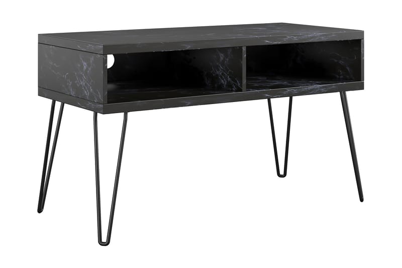Athena TV-Bord 107x50 cm Sort/Marmormønster - Novogratz - Møbler - TV borde & mediemøbler - TV-borde
