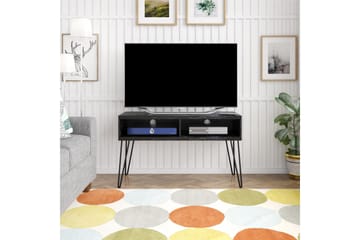 Athena TV-Bord 107x50 cm Sort/Marmormønster - Novogratz - Møbler - TV borde & mediemøbler - TV-borde