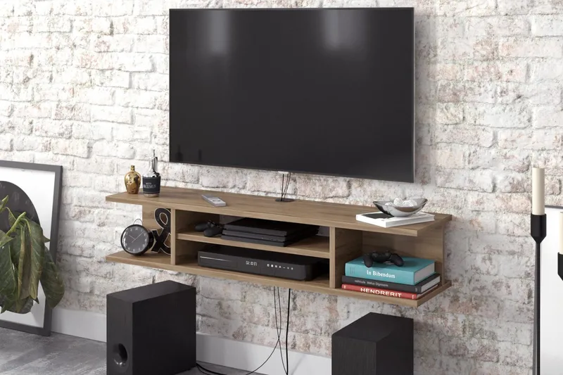 Avvakko TV-Bord 135 cm - Brun - Møbler - TV borde & mediemøbler - TV-borde