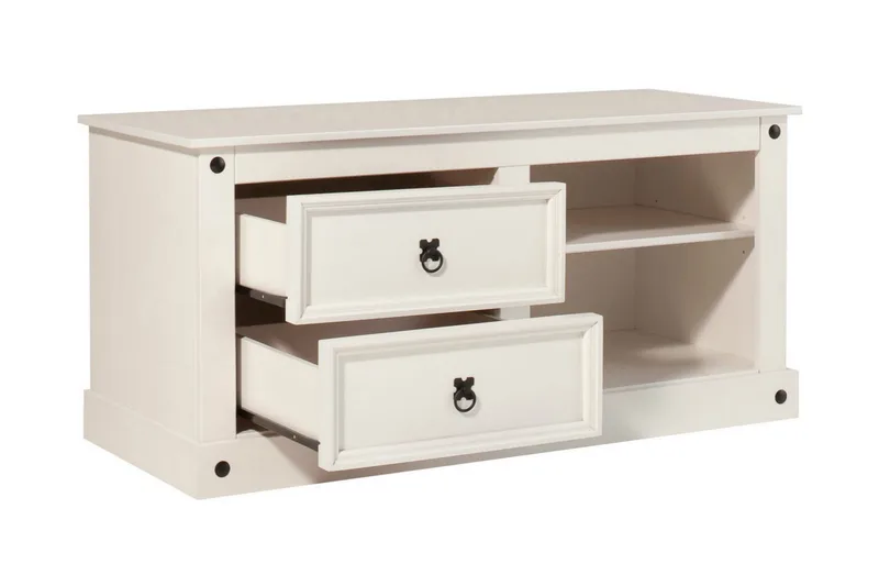 Ayala tv-bord 120 cm - hvid - Møbler - TV borde & mediemøbler - TV-borde