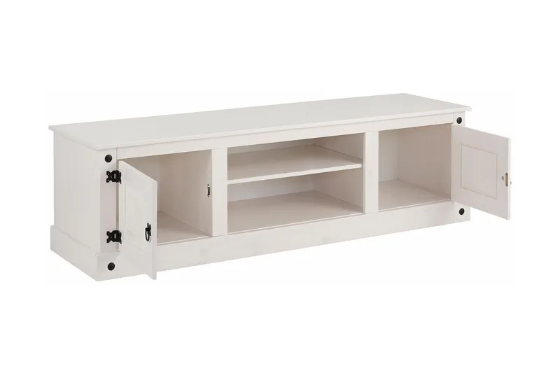 Ayala tv-bord 160 cm - hvid - Møbler - TV borde & mediemøbler - TV-borde