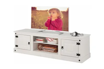 Ayala tv-bord 160 cm - hvid - Møbler - TV borde & mediemøbler - TV-borde