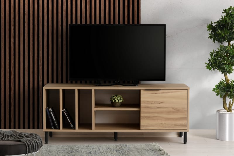 Ayleen TV-Bord 140 cm - Natur - Møbler - TV borde & mediemøbler - TV-borde