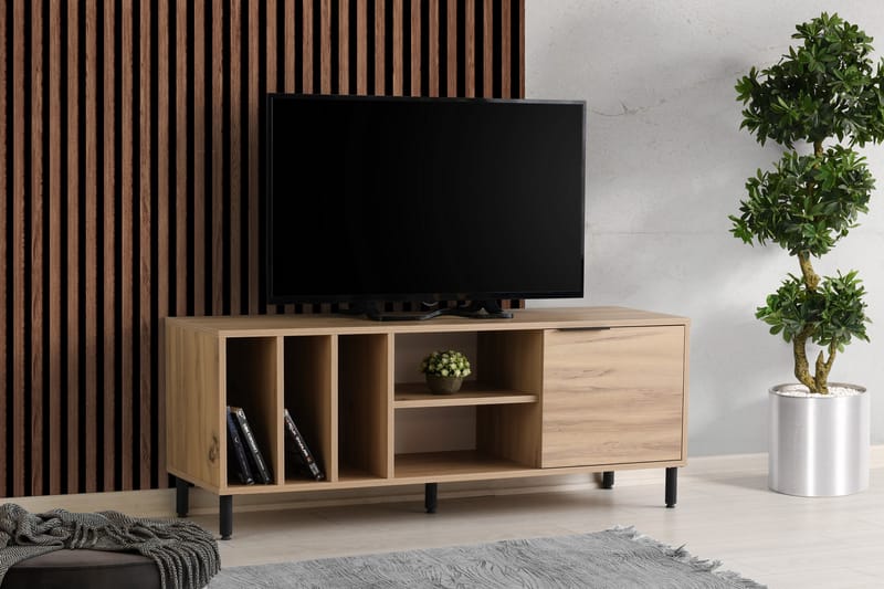 Ayleen TV-Bord 140 cm - Natur - Møbler - TV borde & mediemøbler - TV-borde