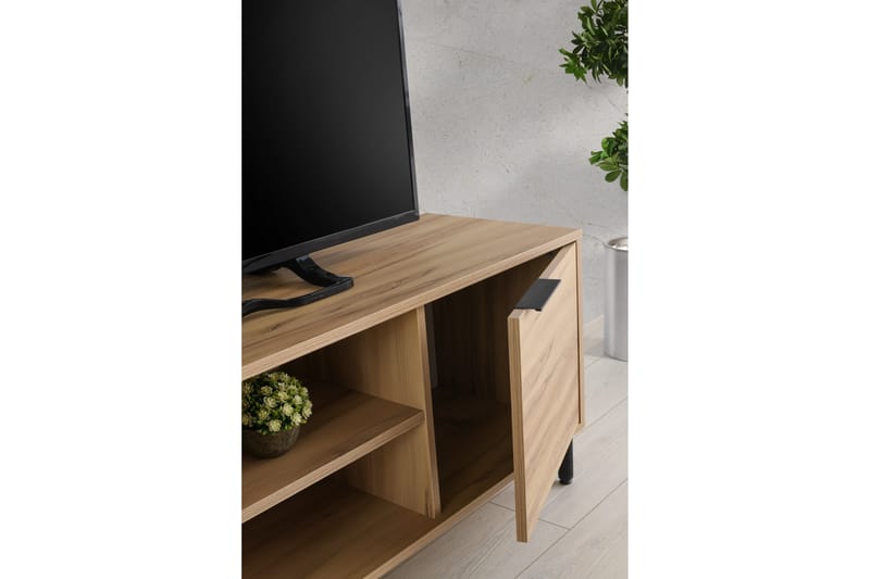 Ayleen TV-Bord 140 cm - Natur - Møbler - TV borde & mediemøbler - TV-borde