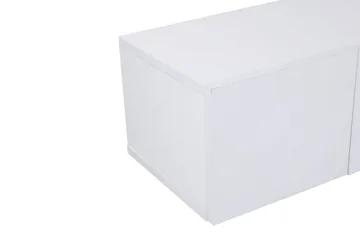 Bawinkel Vægmonteret Tv-bord 180 cm med Opbevaring i Malet Træ - Hvid - Møbler - TV borde & mediemøbler - TV-borde