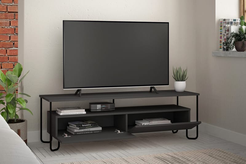 Bodsjö TV-Bord 150 cm - Grå - Møbler - TV borde & mediemøbler - TV-borde