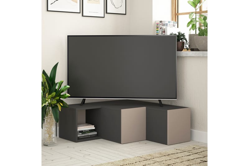 Bodsjö TV-Bord 92 cm - Grå/brun - Møbler - TV borde & mediemøbler - TV-borde