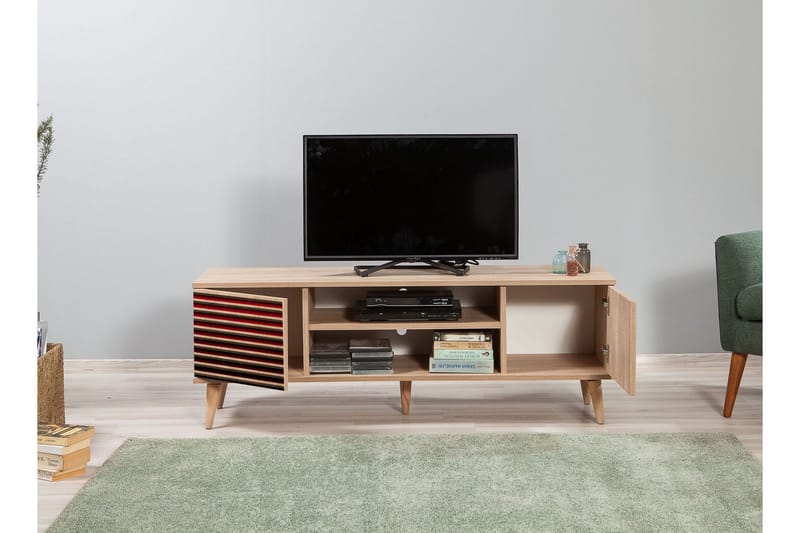 Brokind TV-Bord 140 cm - Brun - Møbler - TV borde & mediemøbler - TV-borde