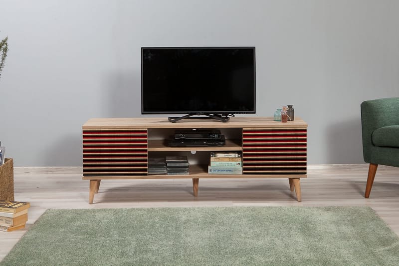 Brokind TV-Bord 140 cm - Brun - Møbler - TV borde & mediemøbler - TV-borde