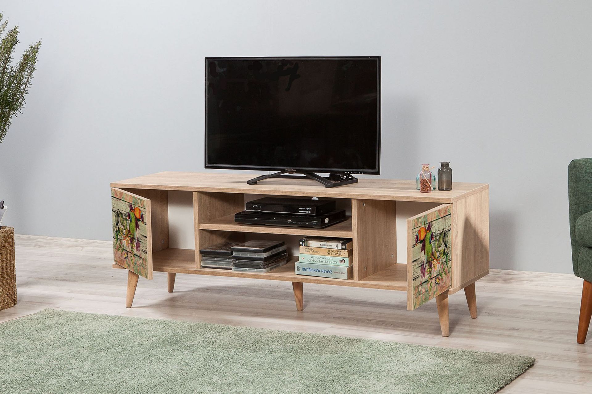 Brokind TV-Bord 140 cm - Brun - Møbler - TV borde & mediemøbler - TV-borde