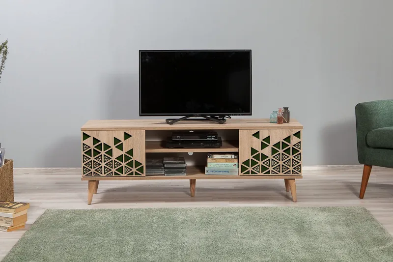 Brokind TV-Bord 140 cm - Brun - Møbler - TV borde & mediemøbler - TV-borde