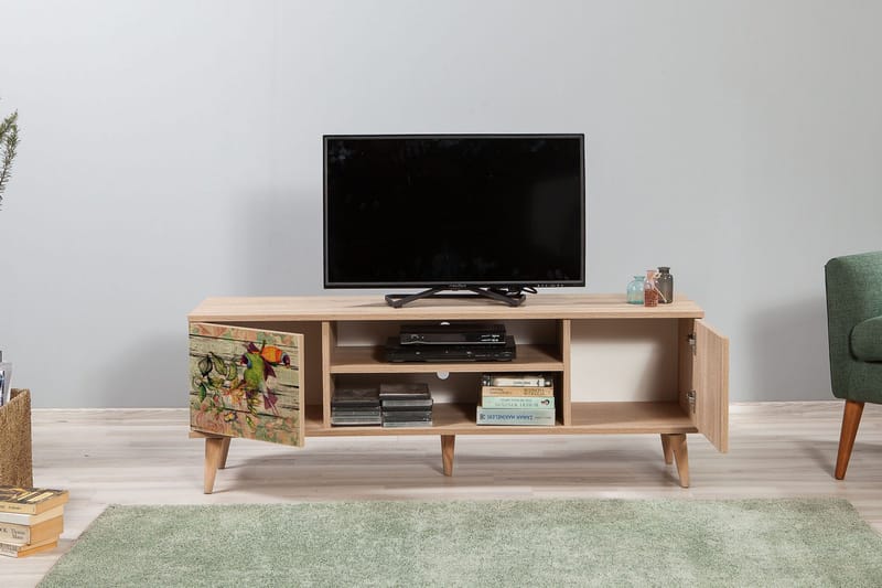 Brokind TV-Bord 140 cm - Brun - Møbler - TV borde & mediemøbler - TV-borde