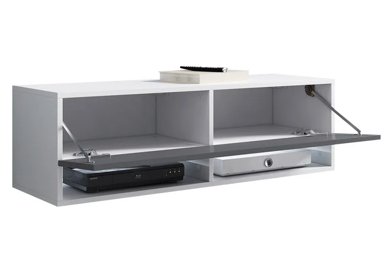 Brya TV-Bord 100 cm LED-belysning - Hvid - Møbler - TV borde & mediemøbler - TV-borde