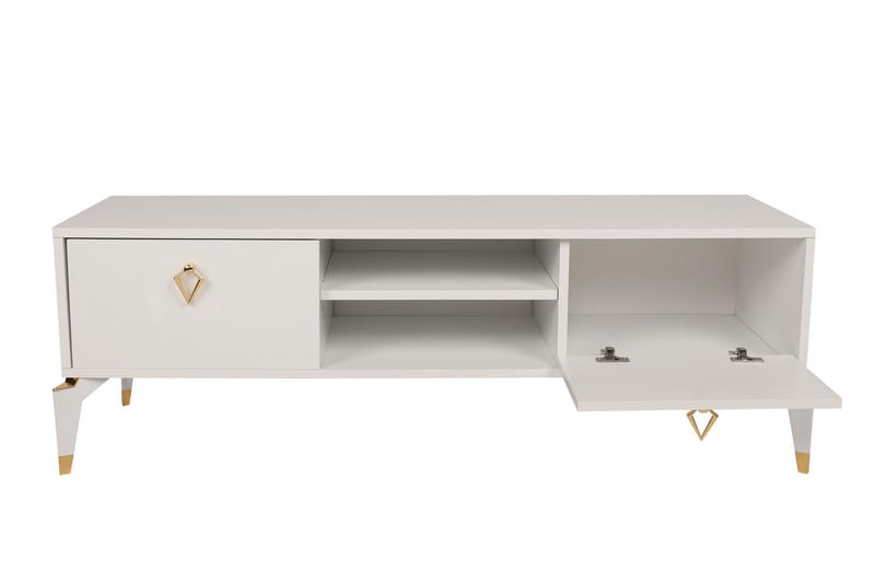 Buvillage TV-bord 143 cm - Hvid - Møbler - TV borde & mediemøbler - TV-borde