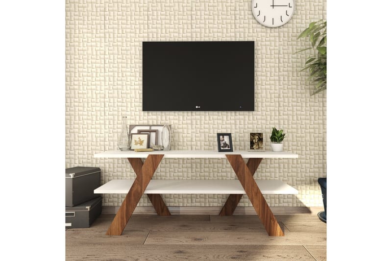 Byestad TV-Bord 120 cm - Hvid - Møbler - TV borde & mediemøbler - TV-borde