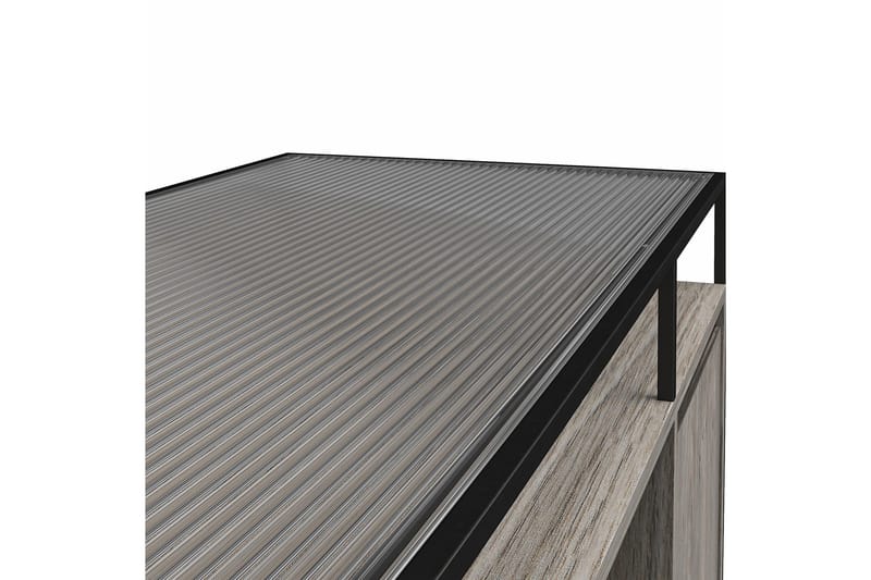 Camley Tv-bord 136,6x49,8 cm Grå - Dorel Home - Møbler - TV borde & mediemøbler - TV-borde