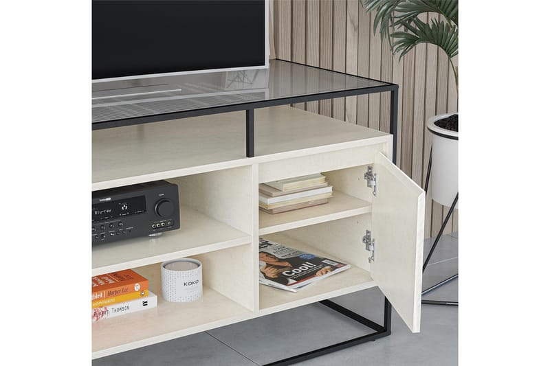 Camley Tv-bord 136,6x49,8 cm Hvid - Dorel Home - Møbler - TV borde & mediemøbler - TV-borde