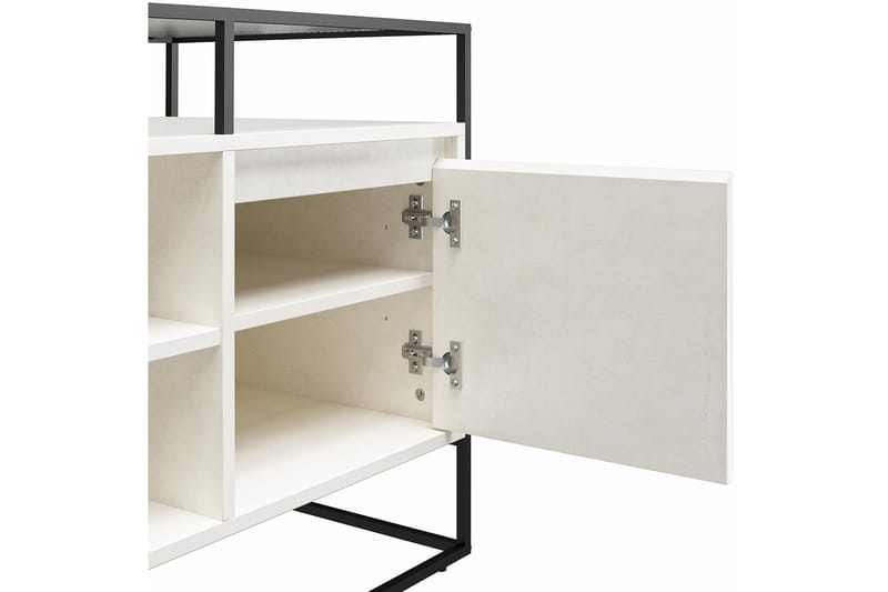Camley Tv-bord 136,6x49,8 cm Hvid - Dorel Home - Møbler - TV borde & mediemøbler - TV-borde