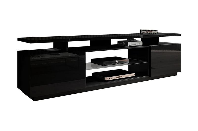 Ceasar TV-Bord 180 cm - Sort - Møbler - TV borde & mediemøbler - TV-borde