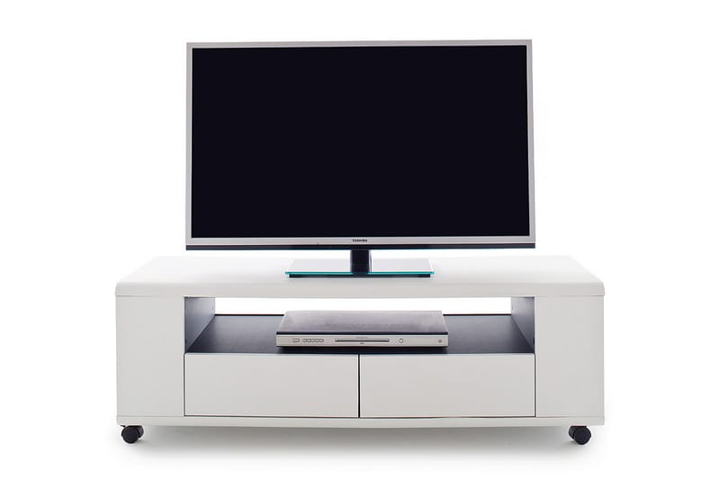 Chelsana TV-Bord 119 cm - Hvid - TV-borde