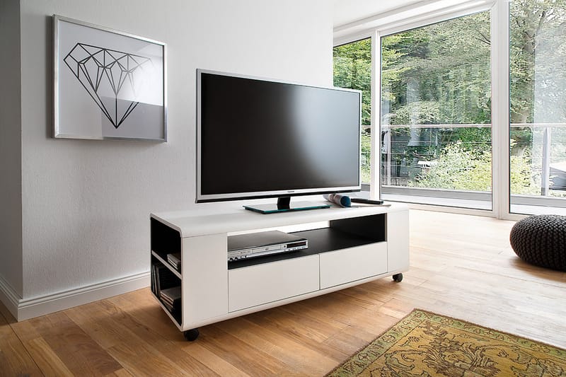 Chelsana TV-Bord 119 cm - Hvid - TV-borde