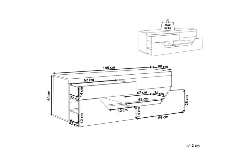 TV-bord Cheval - Møbler - TV borde & mediemøbler - TV-borde