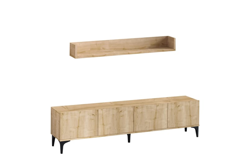 Cizylydu TV-bord 180 cm - Natur - Møbler - TV borde & mediemøbler - TV-borde