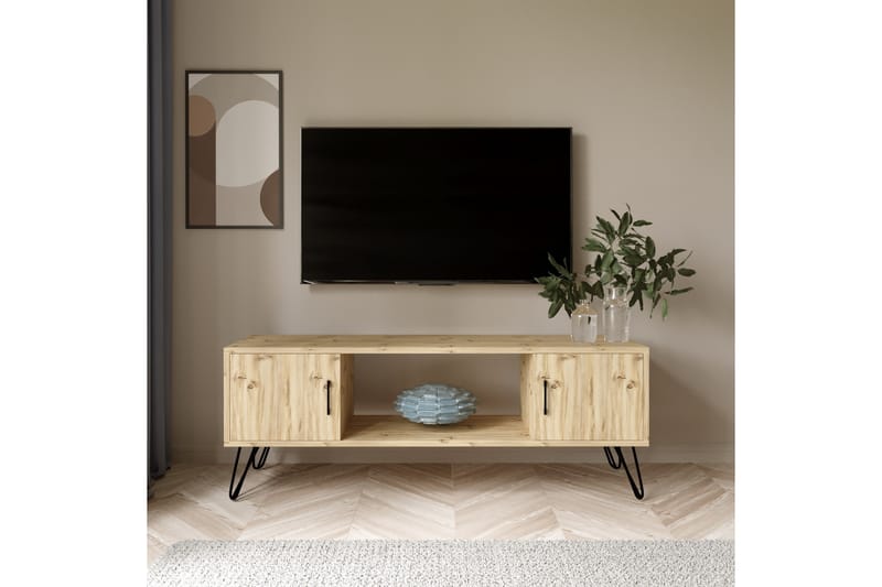 Colaldiath TV-bord 150 cm - Natur - Møbler - TV borde & mediemøbler - TV-borde