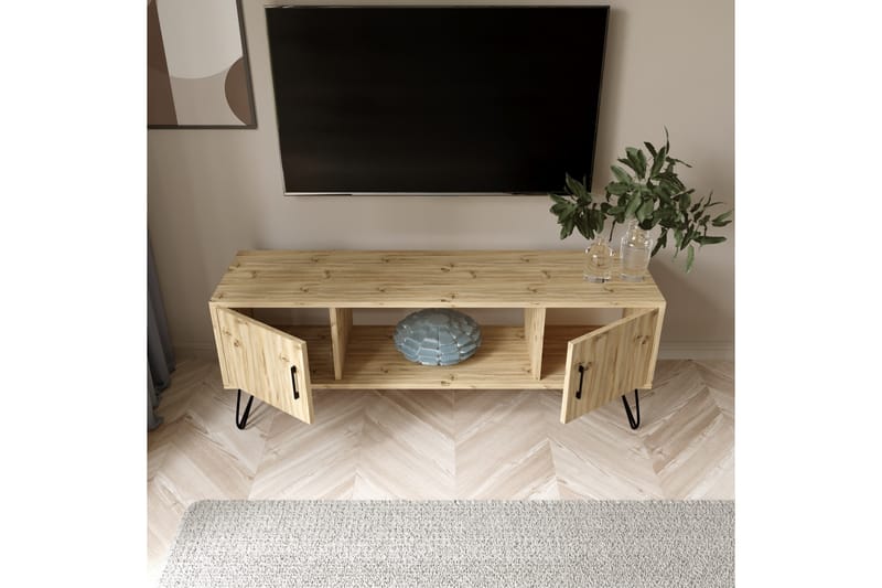 Colaldiath TV-bord 150 cm - Natur - Møbler - TV borde & mediemøbler - TV-borde