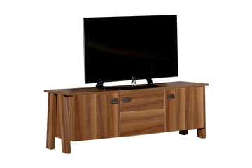 Comfortale Tv-bord 144 cm med Opbevaring i Mørkt Træ - Brun - Møbler - TV borde & mediemøbler - TV-borde