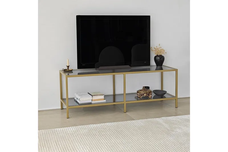 Condurso TV-Bord 130 cm - Guld - Møbler - TV borde & mediemøbler - TV-borde