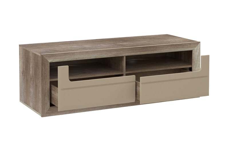 Corlius TV-Bord 144 cm - Beige/Brun - Møbler - TV borde & mediemøbler - TV-borde