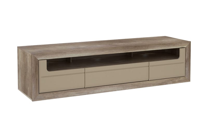 Corlius TV-Bord 194 cm - Beige/Brun - Møbler - TV borde & mediemøbler - TV-borde