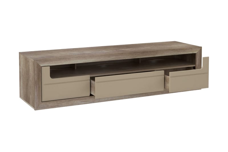 Corlius TV-Bord 194 cm - Beige/Brun - Møbler - TV borde & mediemøbler - TV-borde