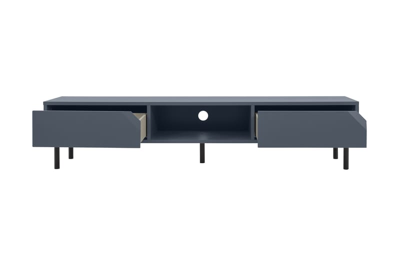 Corner TV-bord 176,5 cm - Blå - TV-borde
