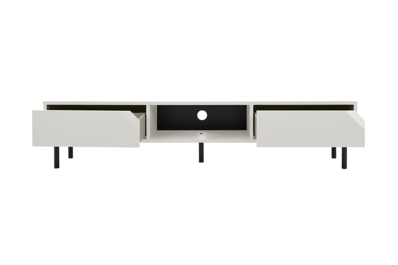 Corner TV-bord 176,5 cm - Hvid - TV-borde