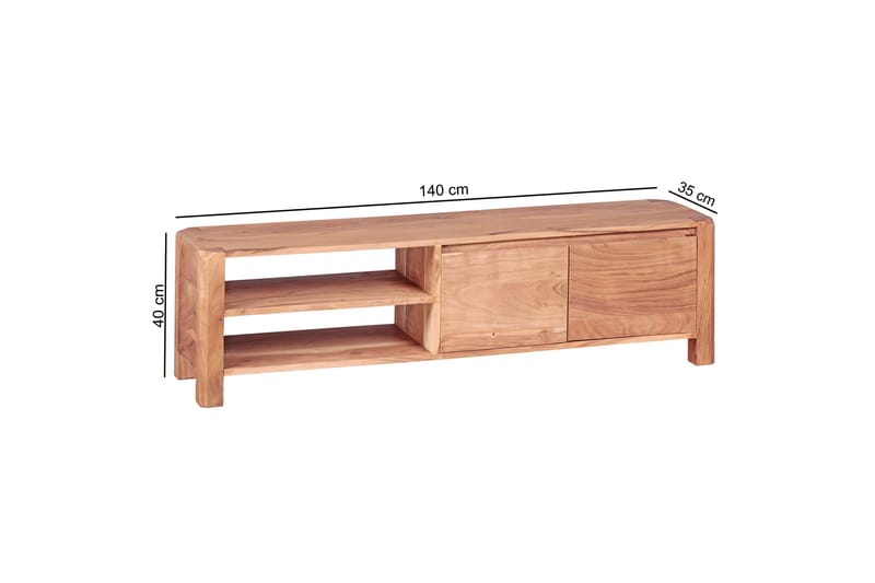 Cricks TV-Bord 140 cm - Træ/natur - Møbler - TV borde & mediemøbler - TV-borde