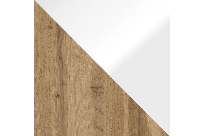 Cuguen TV-Bord 180 cm LED-belysning - Træ/natur | Hvid | Hvid LED - Møbler - TV borde & mediemøbler - TV-borde